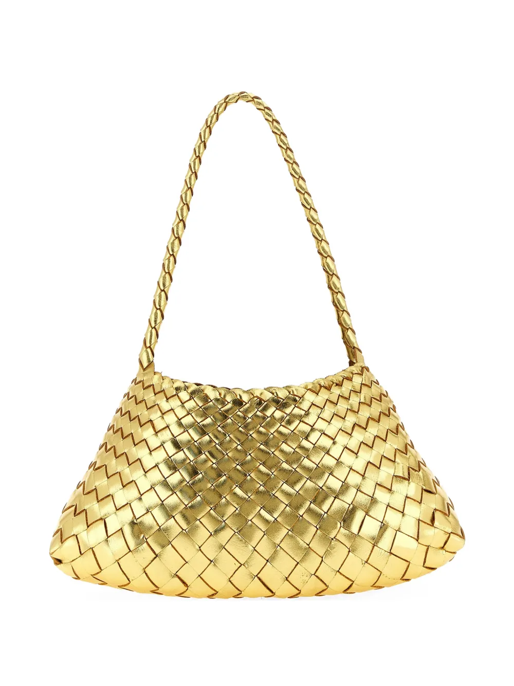 DRAGON DIFFUSION Rosanna hand-woven shoulder bag - Oro