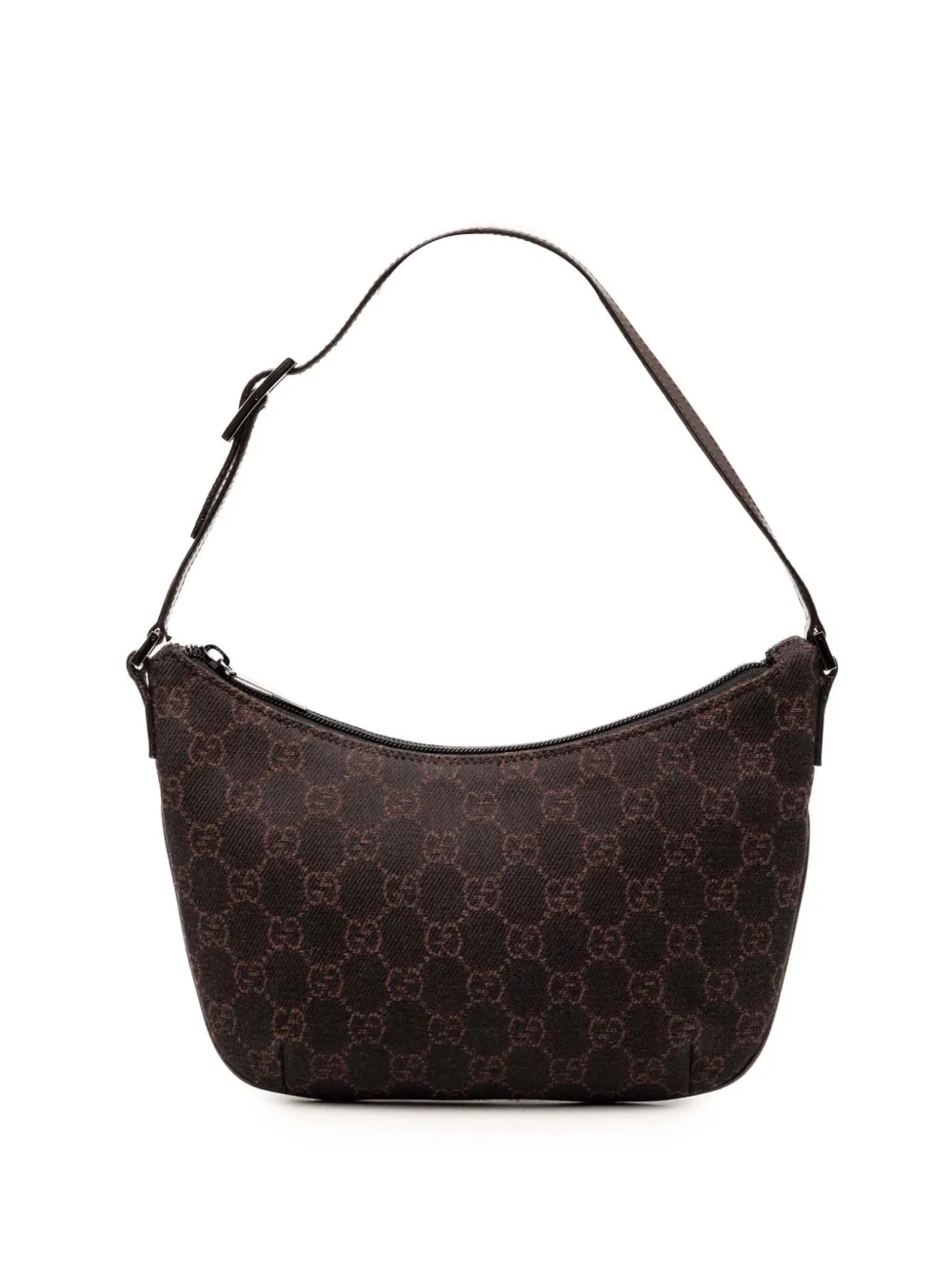 Gucci Pre-Owned 2000-2015 GG Denim shoulder bag - Marrone
