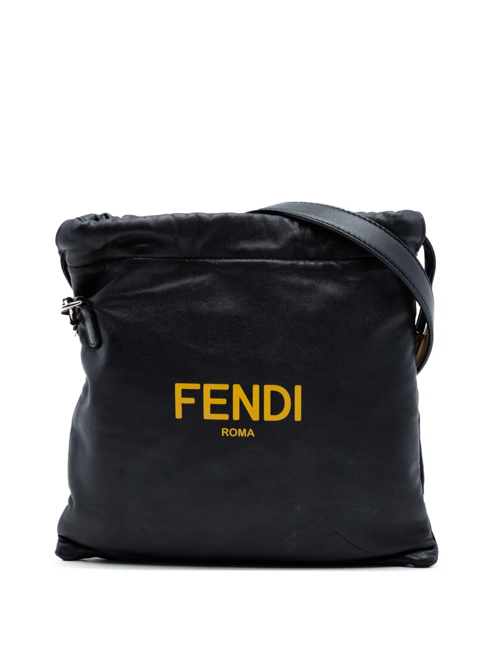 Fendi Pre-Owned 2020-2026 Leather Pack Pouch Bag crossbody bag - Nero