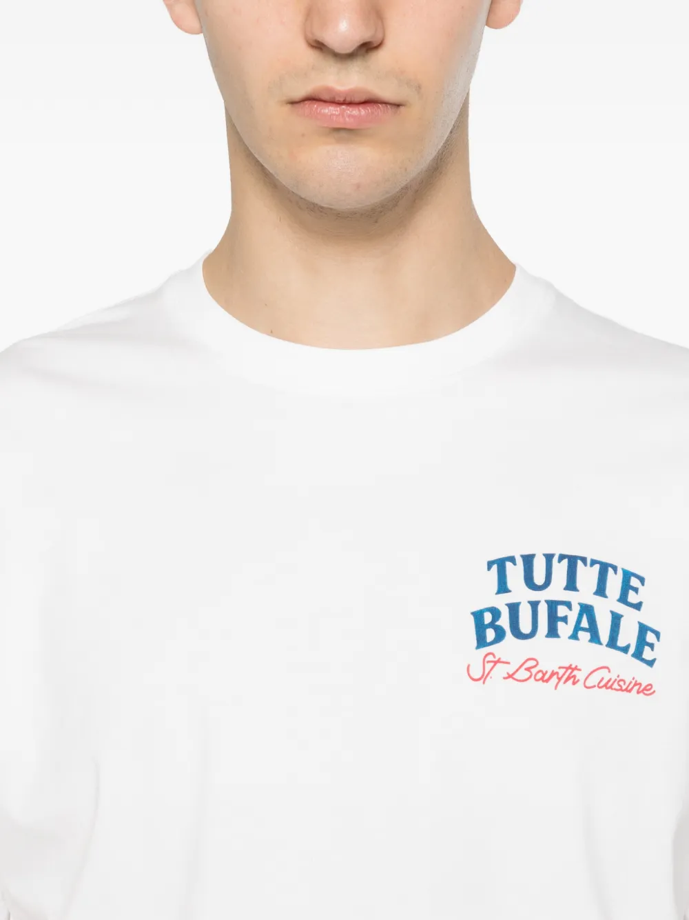 MC2 Saint Barth Portland T-shirt met print Wit