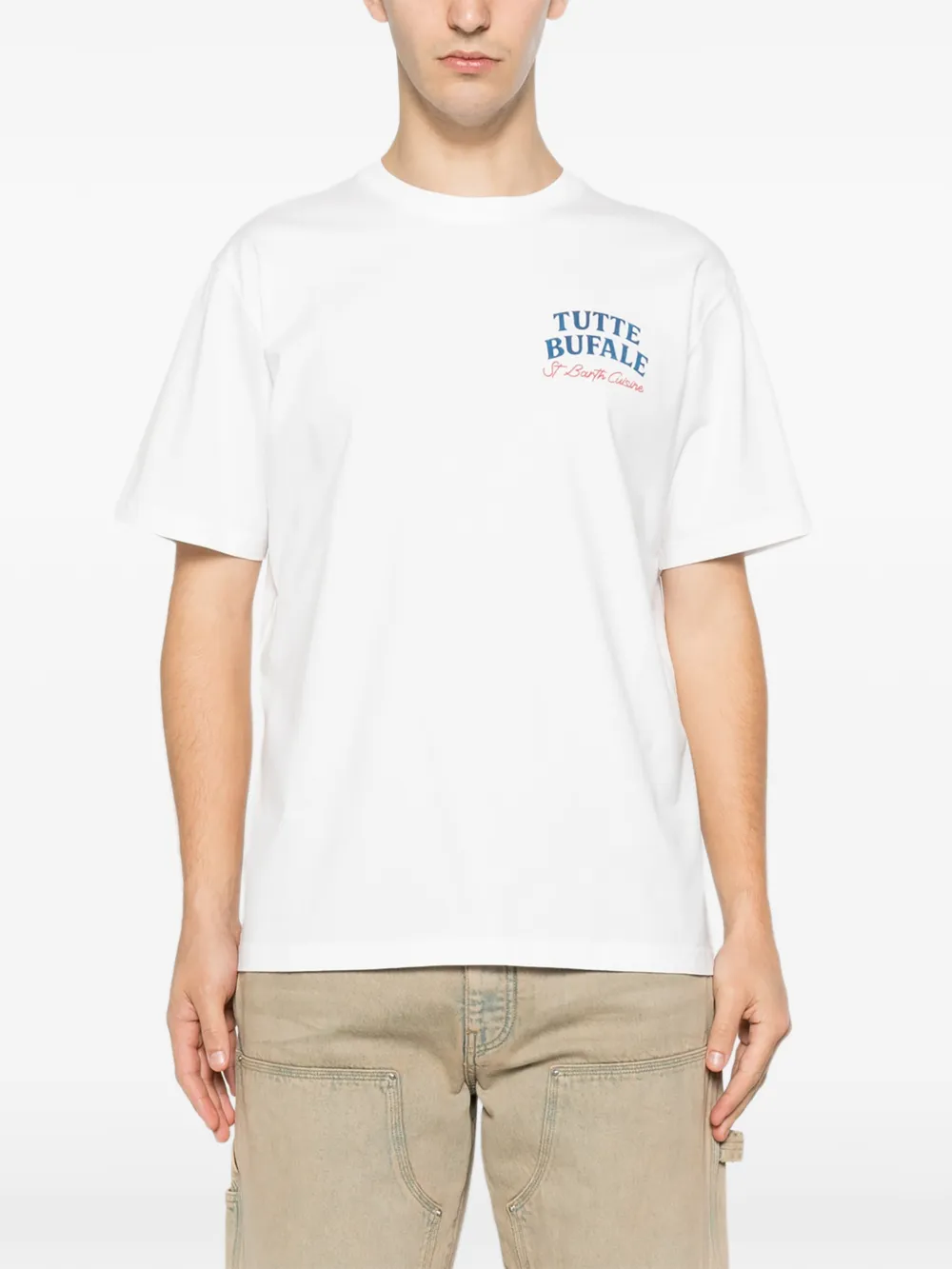MC2 Saint Barth Portland T-shirt met print Wit