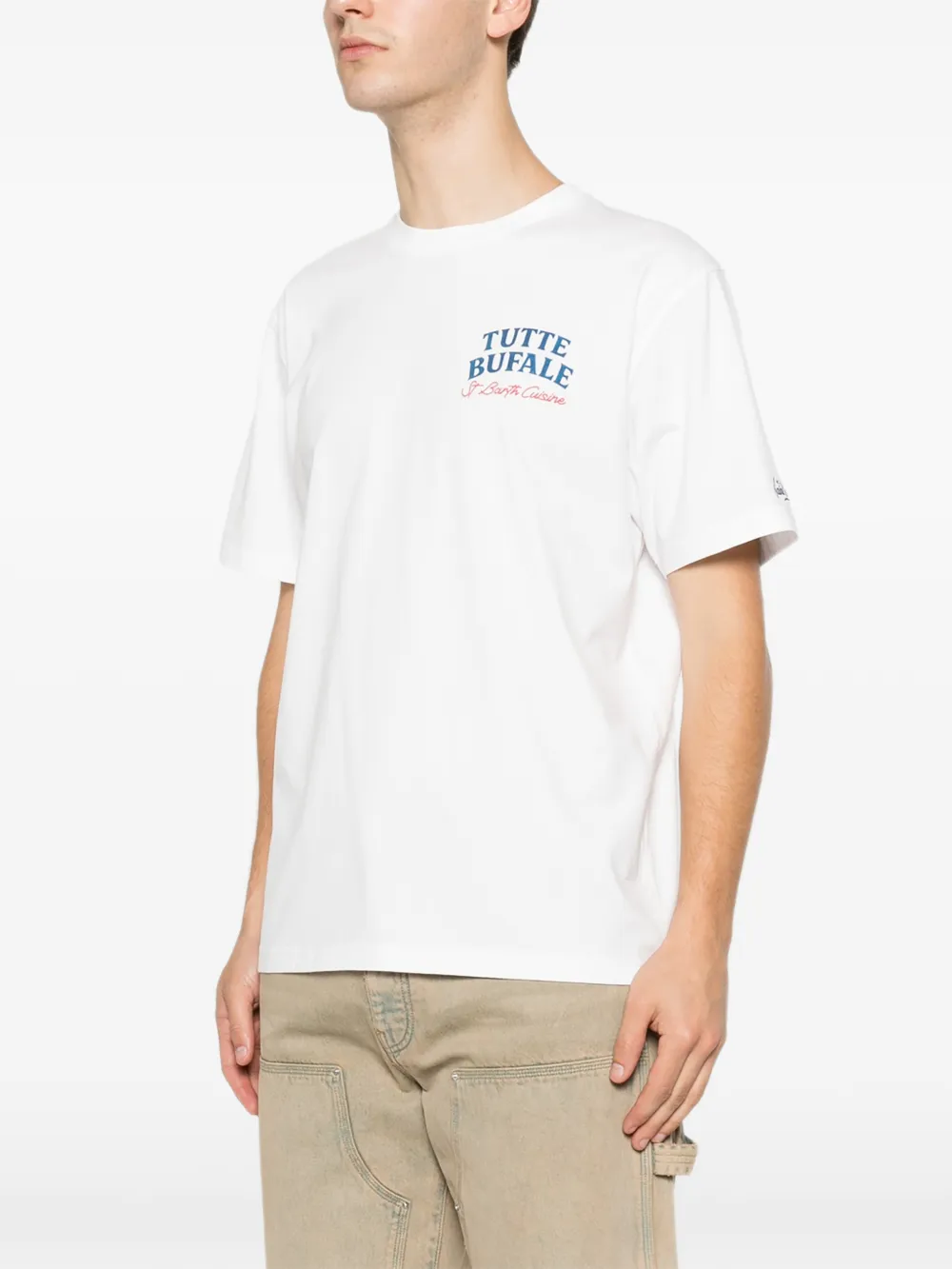 MC2 Saint Barth Portland T-shirt met print Wit