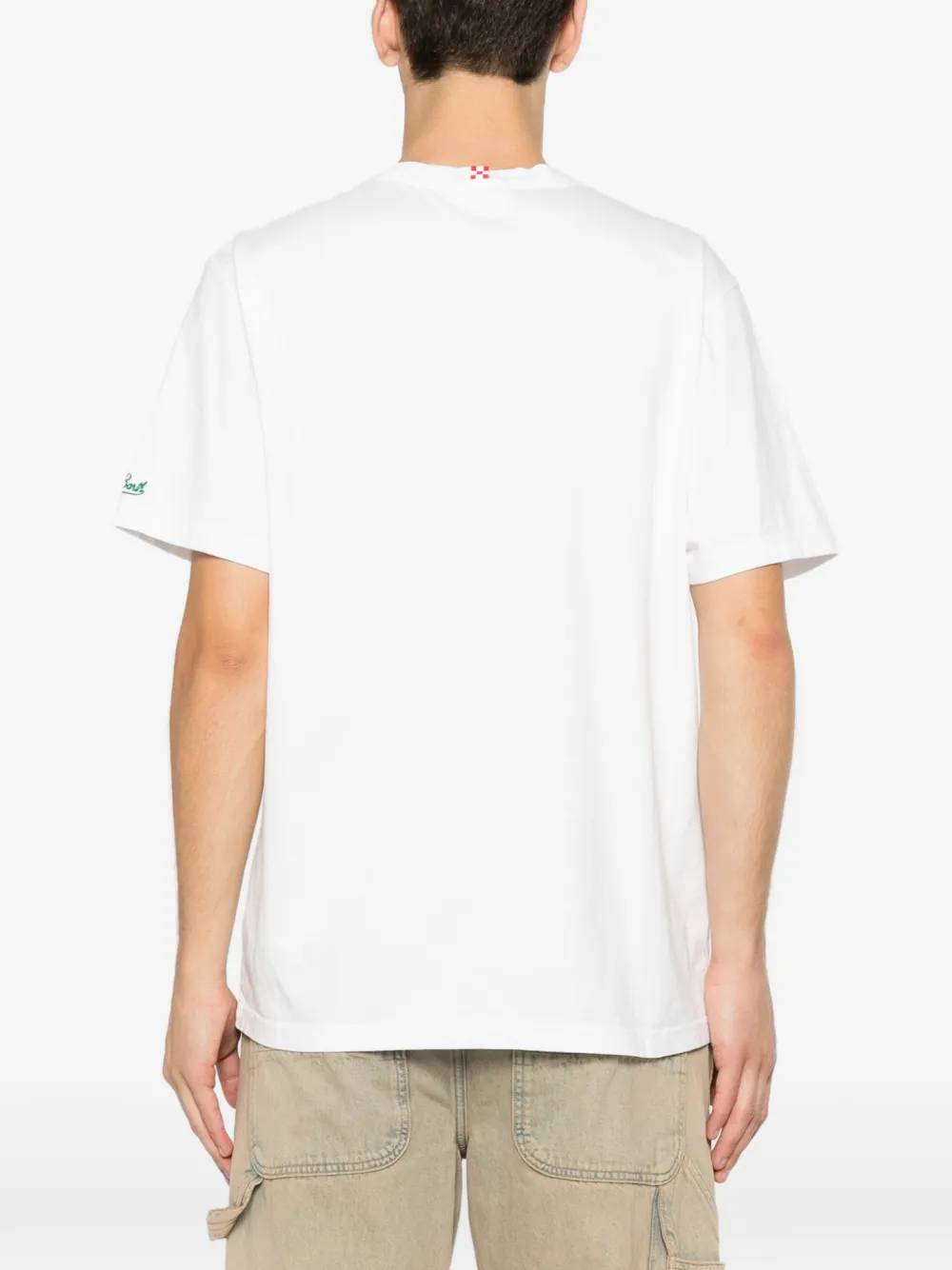 MC2 Saint Barth Portofino T-shirt met borduurwerk Wit