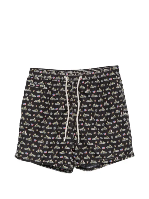 MC2 Saint Barth Lighting graphic-print drawstring swim shorts