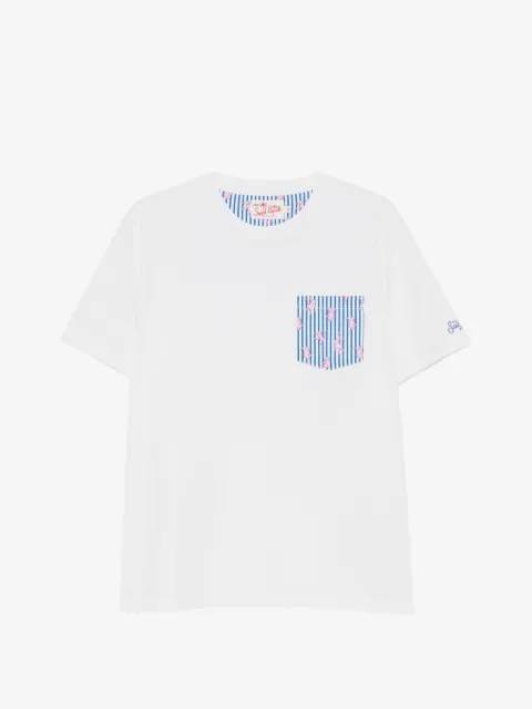 MC2 Saint Barth Blanche T-Shirt mit Affen-Print