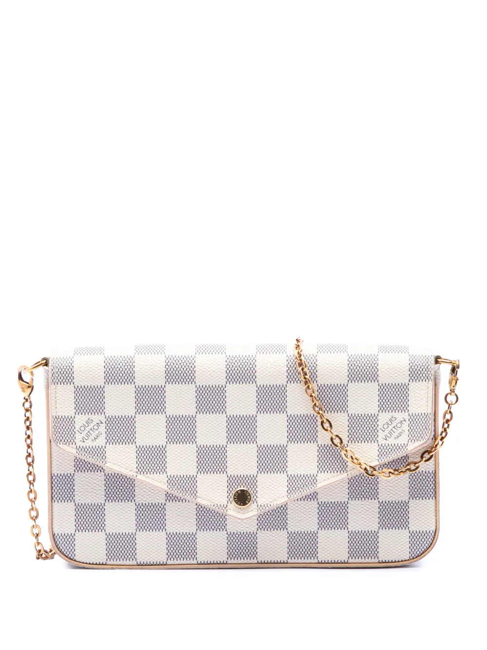 Louis Vuitton Pre-Owned 2018 Damier Azur Pochette Felicie crossbody bag - Weiß