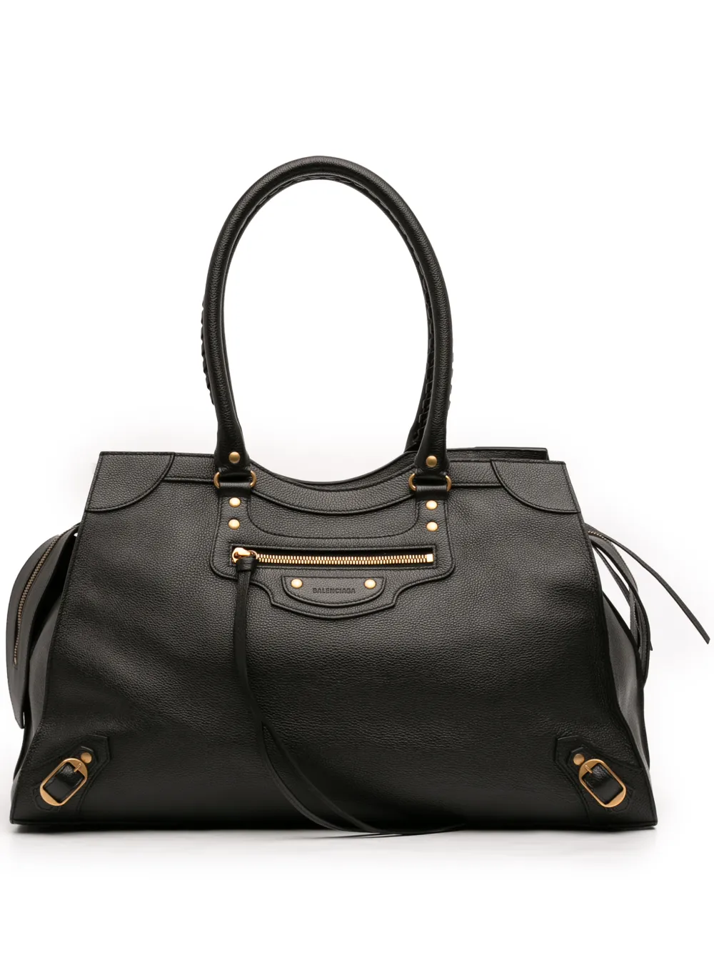 Balenciaga Pre-Owned 2021 Large Grained Calfskin Neo Classic City travel bag - Nero