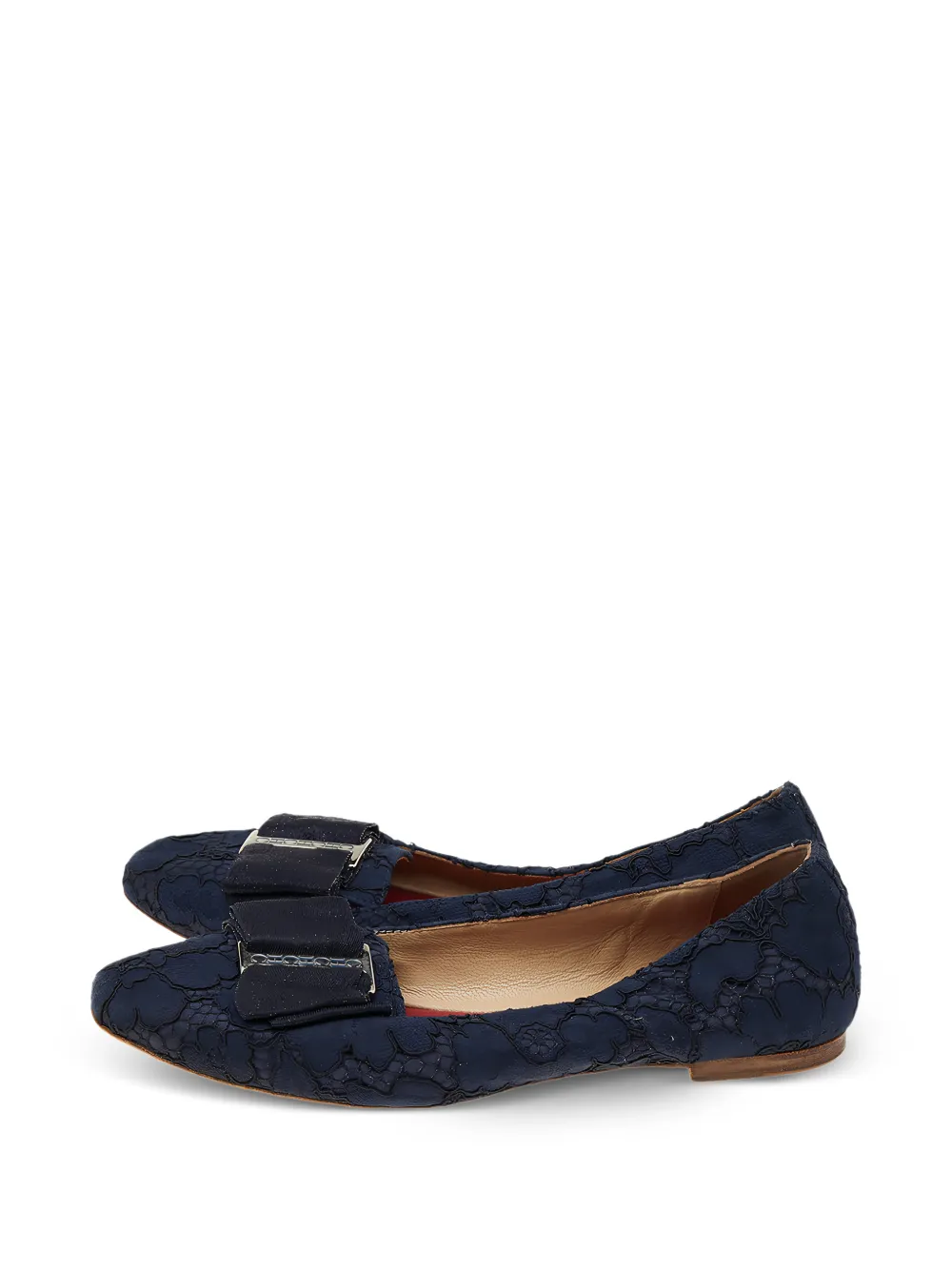 Carolina Herrera Vintage bow-detail pumps - Blu