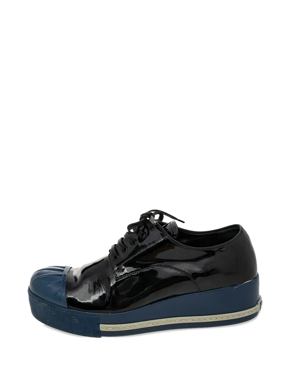 Miu Miu Pre-Owned cap-toe sneakers - Nero