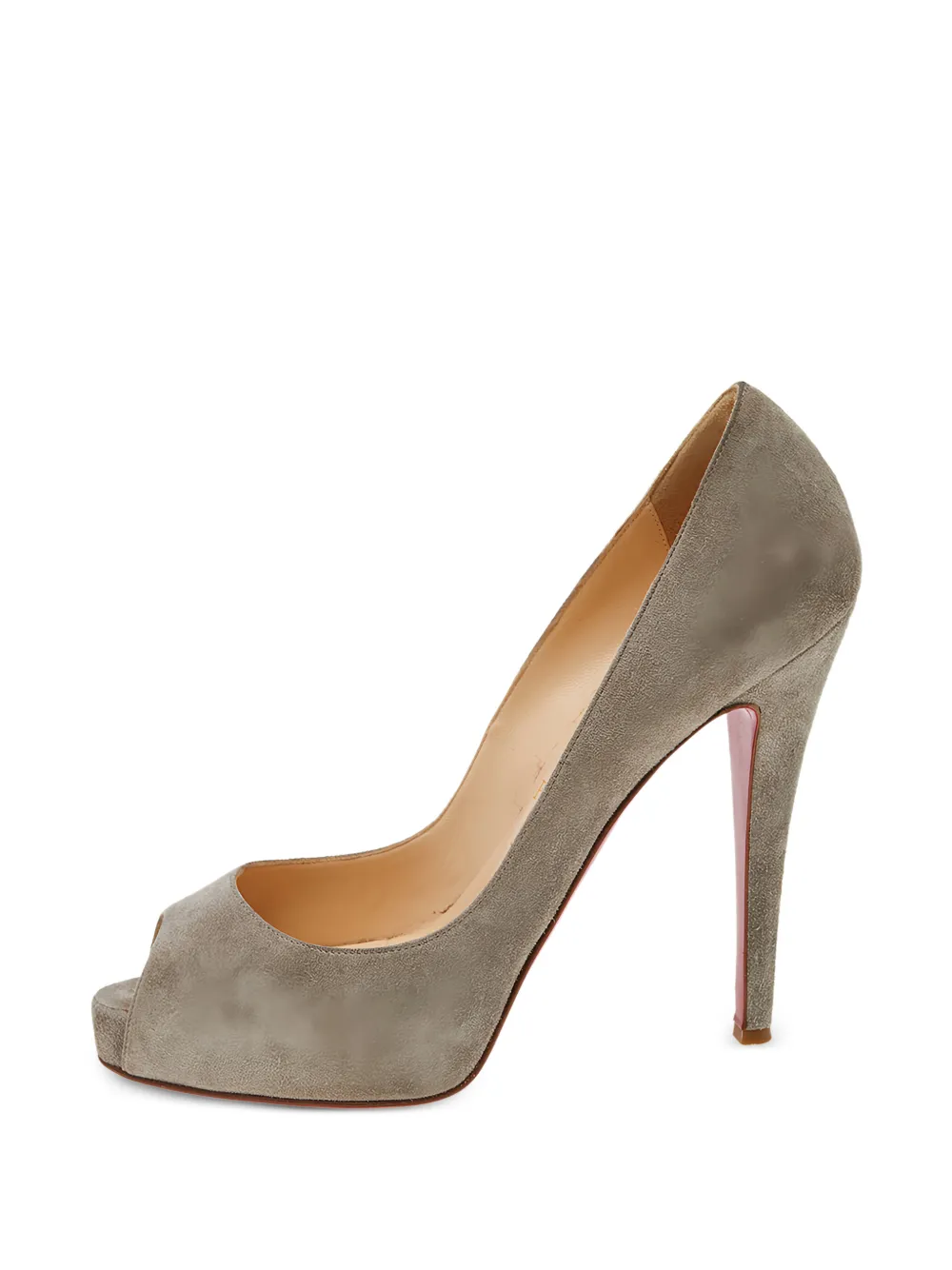 Christian Louboutin Pre-Owned Prive peep-toe pumps - Grau