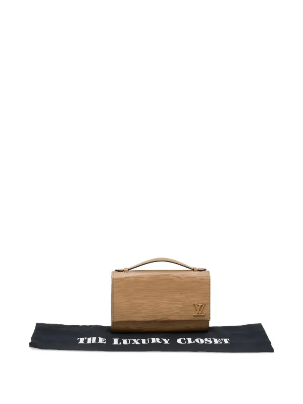 Louis Vuitton エピレザー バッグ Louis Vuitton Pre-Owned Epi Leather Clery Pochette Clutch Bag