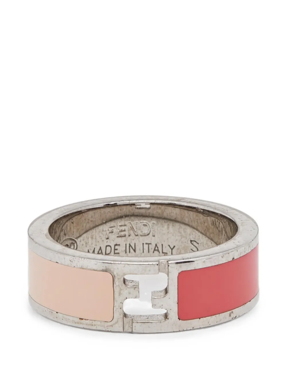 Fendi Pre-Owned Fendista ring - Argento