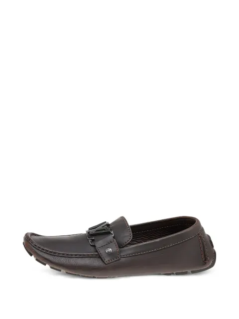 Louis Vuitton Pre-Owned Monte Carlo leather loafers