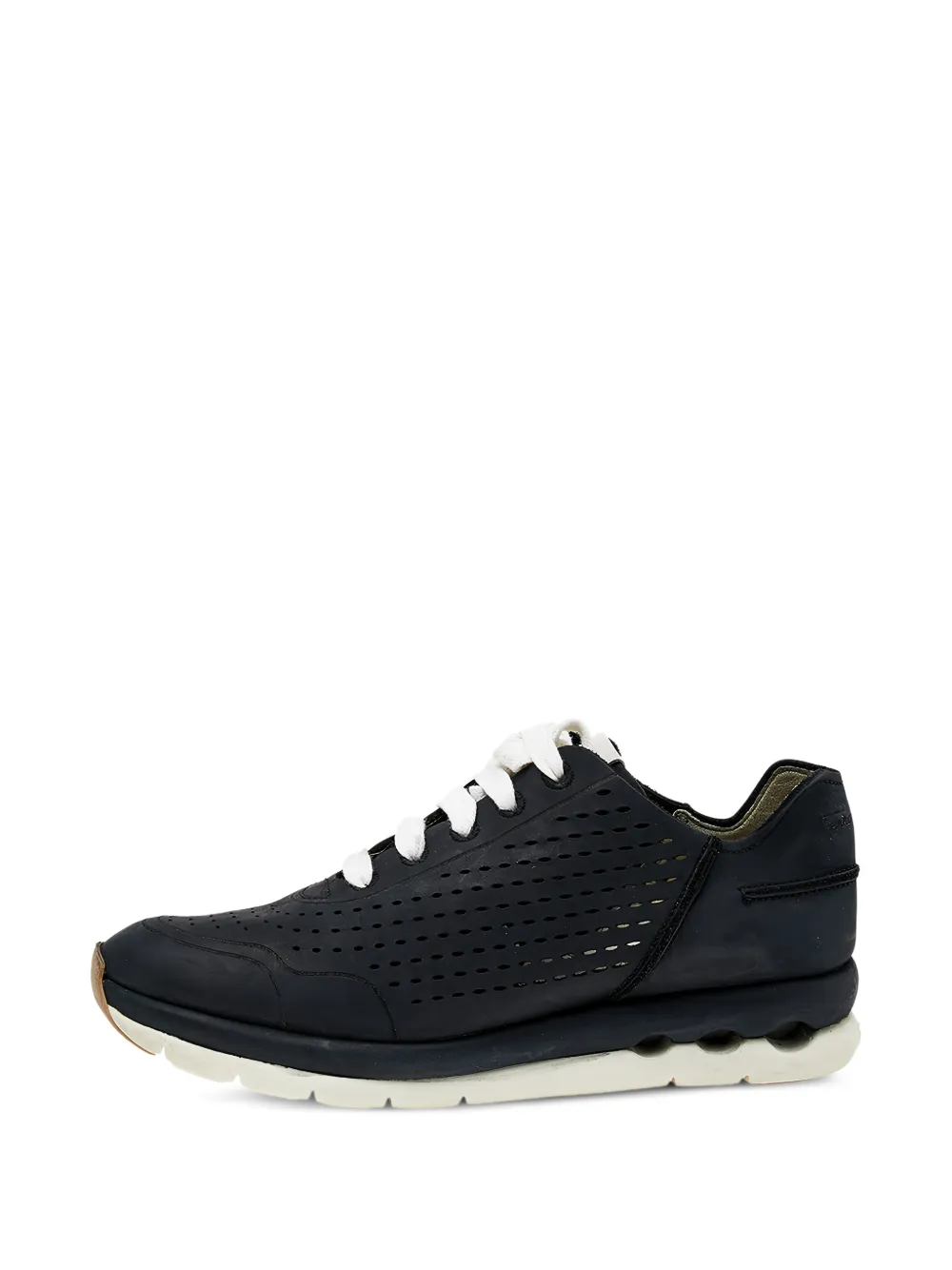 Ferragamo Pre-Owned low-top leather sneakers - Nero