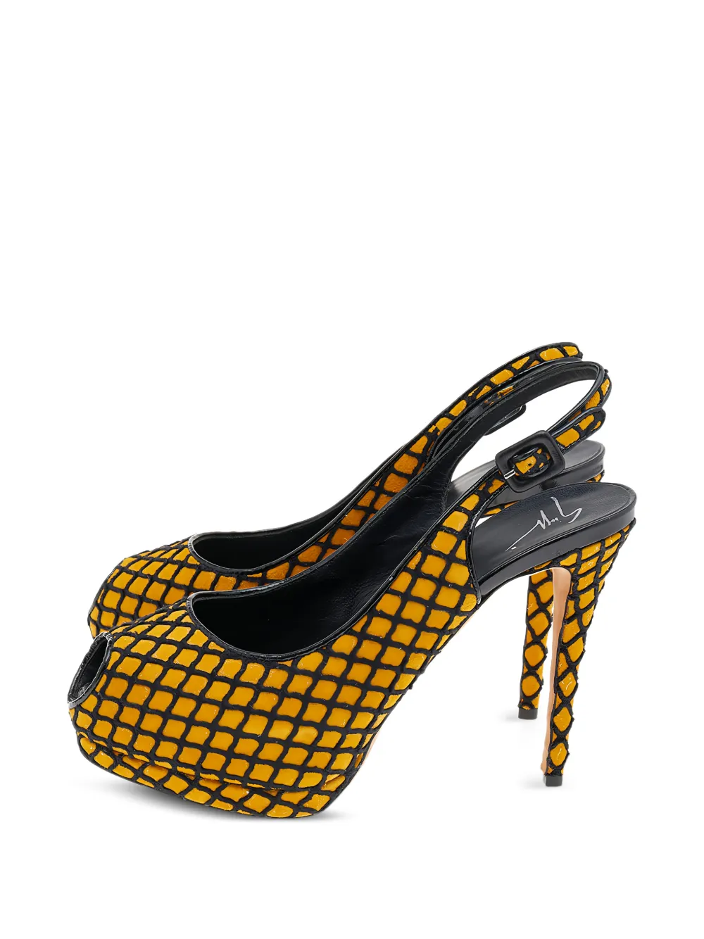 Giuseppe Zanotti Vintage Sandali con plateau - Giallo