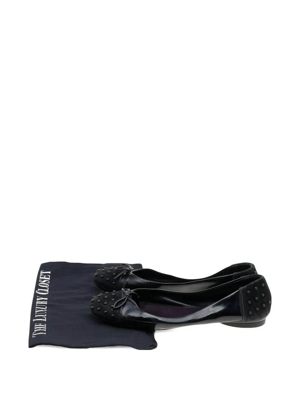 Tod's Gommino quilted ballet flats - Black