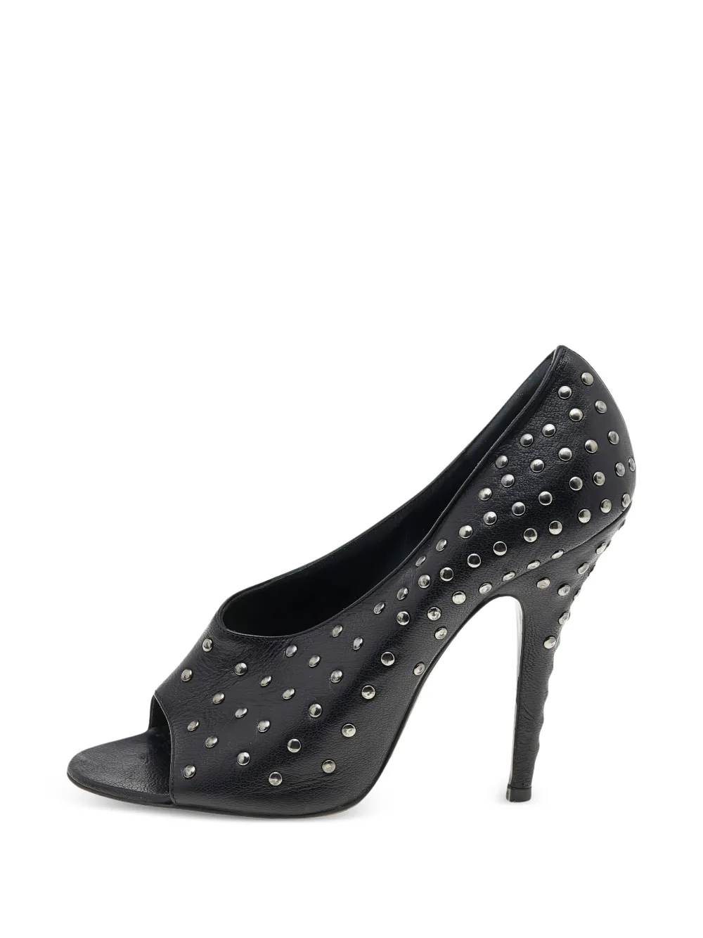 Givenchy Pre-Owned studded open-toe pumps - Nero