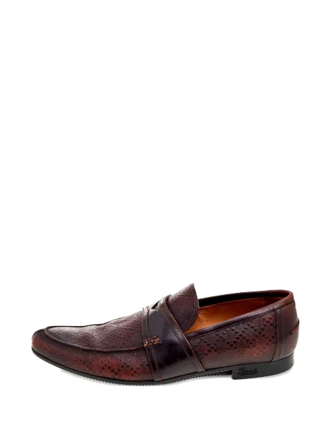 Gucci Pre-Owned Hilary Diamante-embossed penny loafers