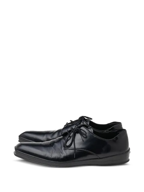 Prada Pre-Owned patent leather oxford shoes