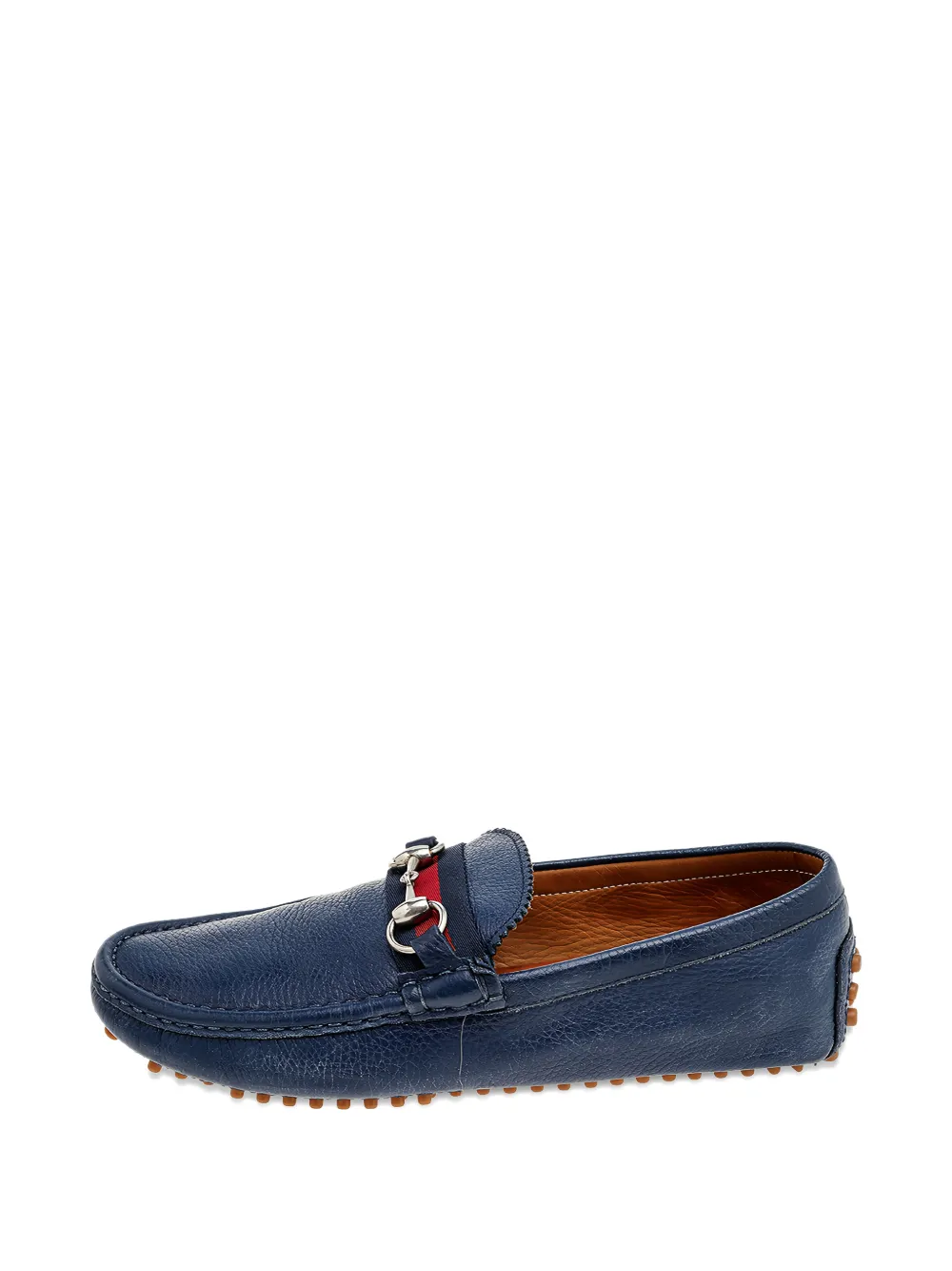 Gucci Pre-Owned Web Horsebit loafers - Blau