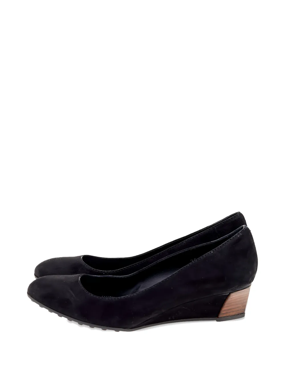Tod's Vintage wedge pumps - Nero