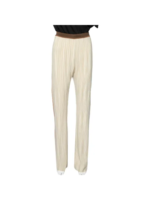 Missoni Pre-Owned side-stripe knit trousers