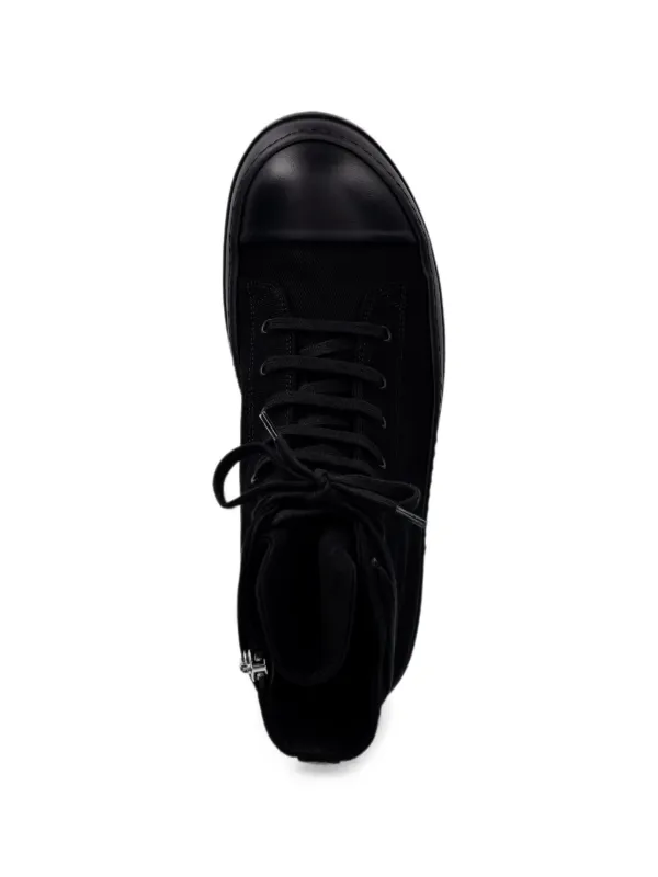 Rick Owens DRKSHDW lace-up zip-fastening Sneakers | Black | FARFETCH