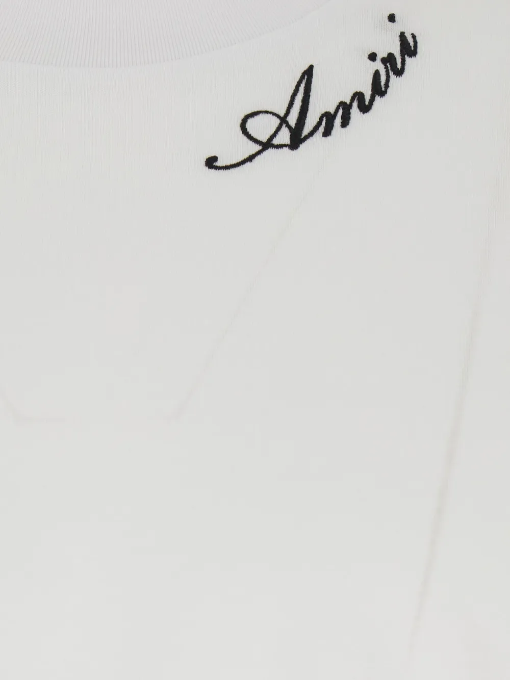 AMIRI T-shirt met geborduurd logo Wit