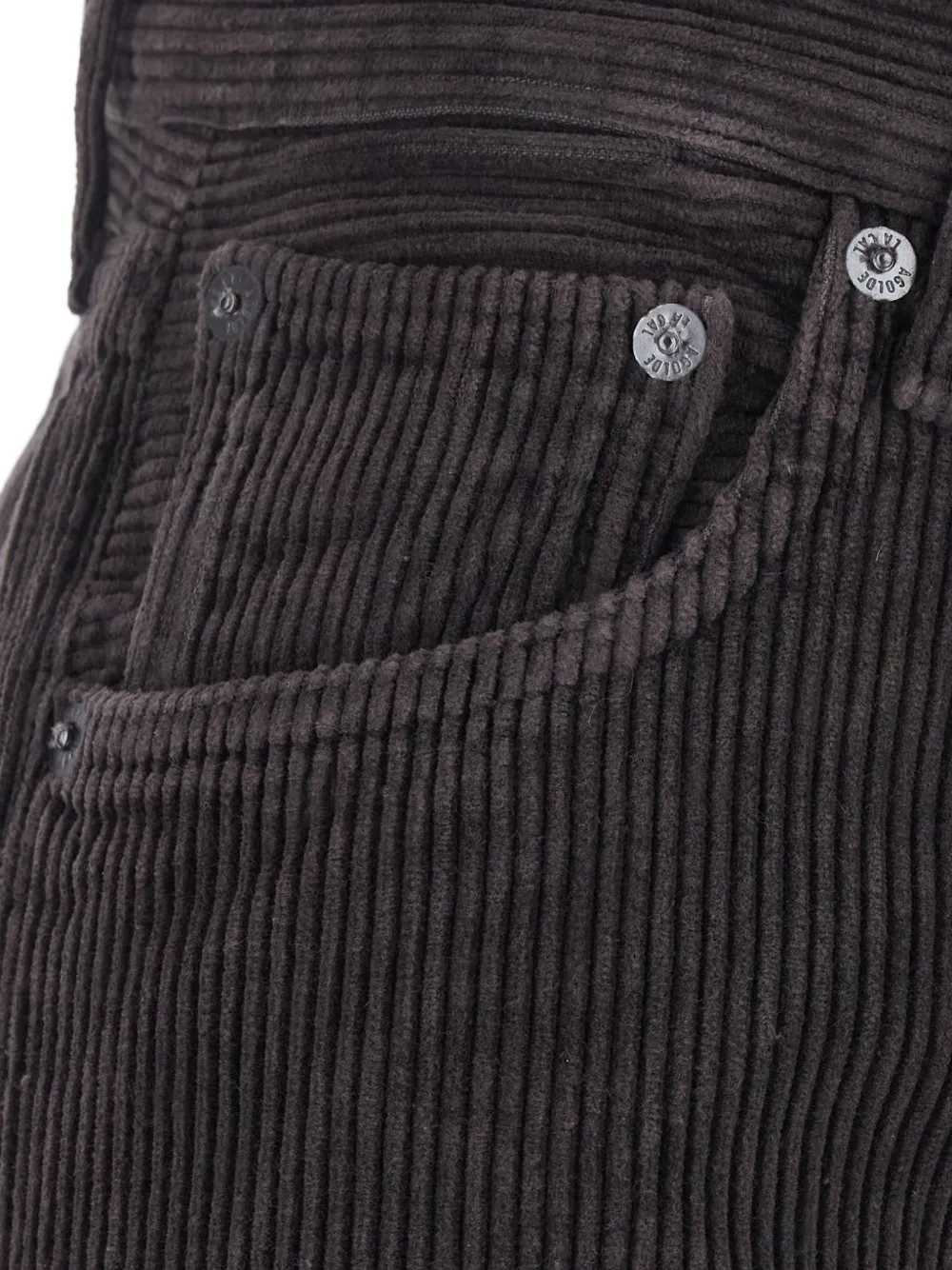 Agolde Corduroy Straight-leg Trousers in Brown, view 3