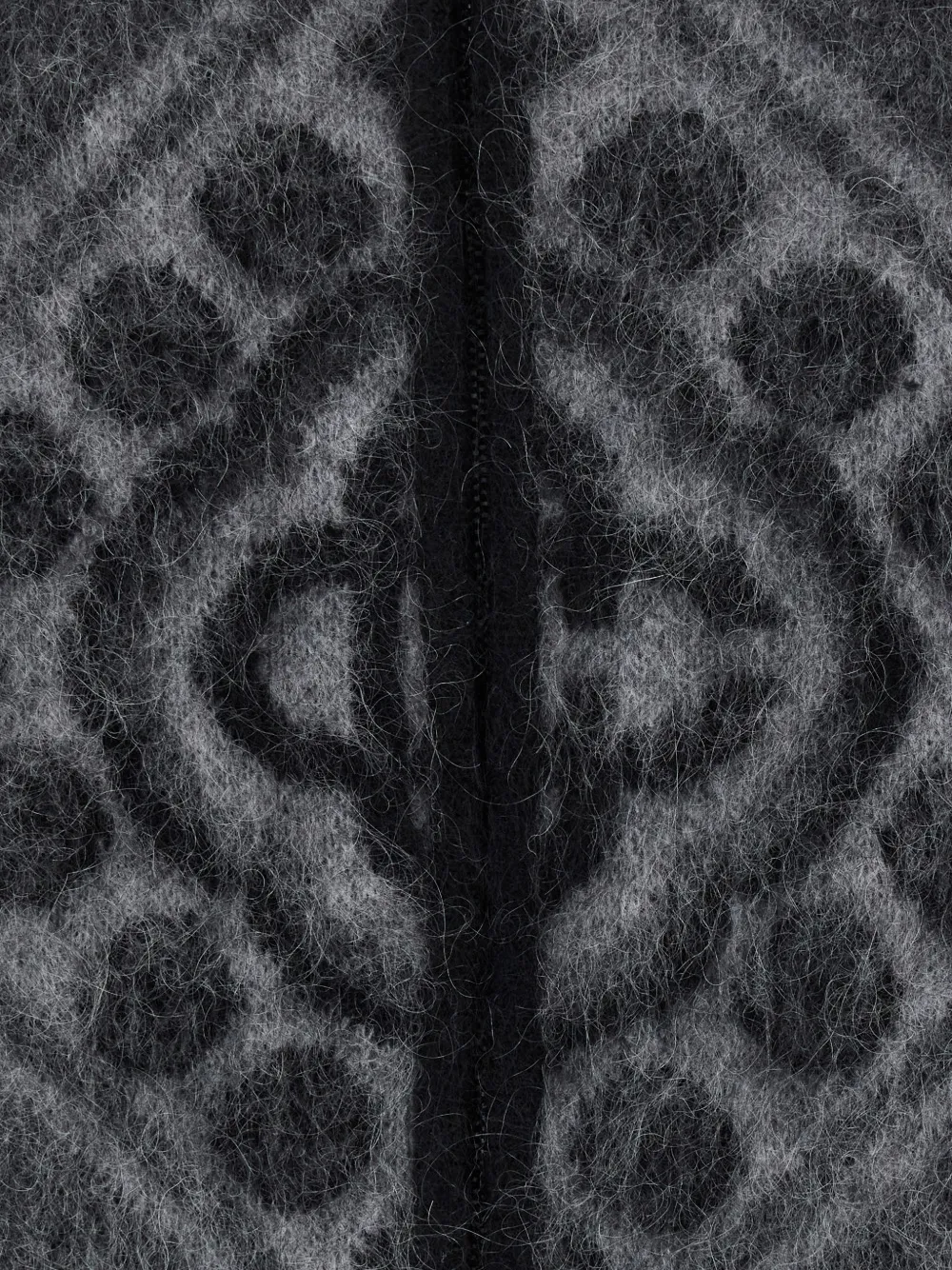Casablanca Carpet Mohair hoodie Zwart