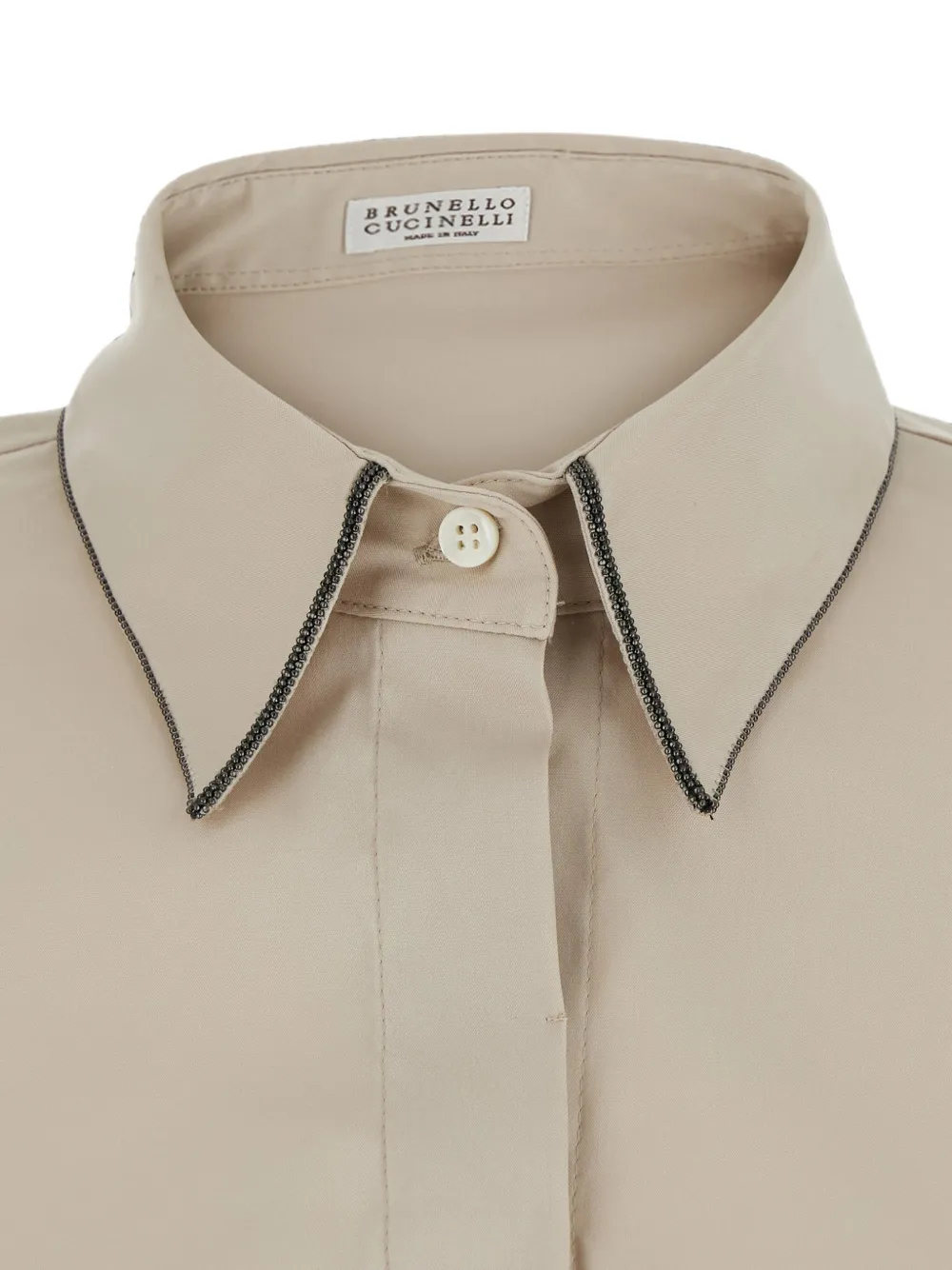 Brunello Cucinelli Blouse met lange mouwen Beige