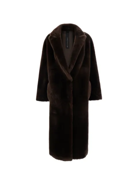 Blancha long-sleeve pocket coat