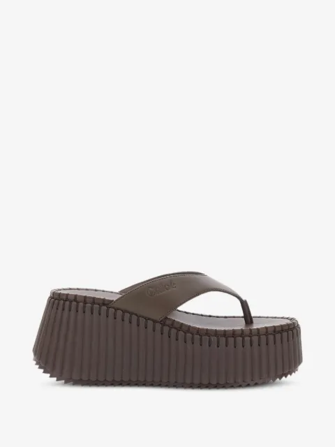 Chloé Nama platform thong sandals