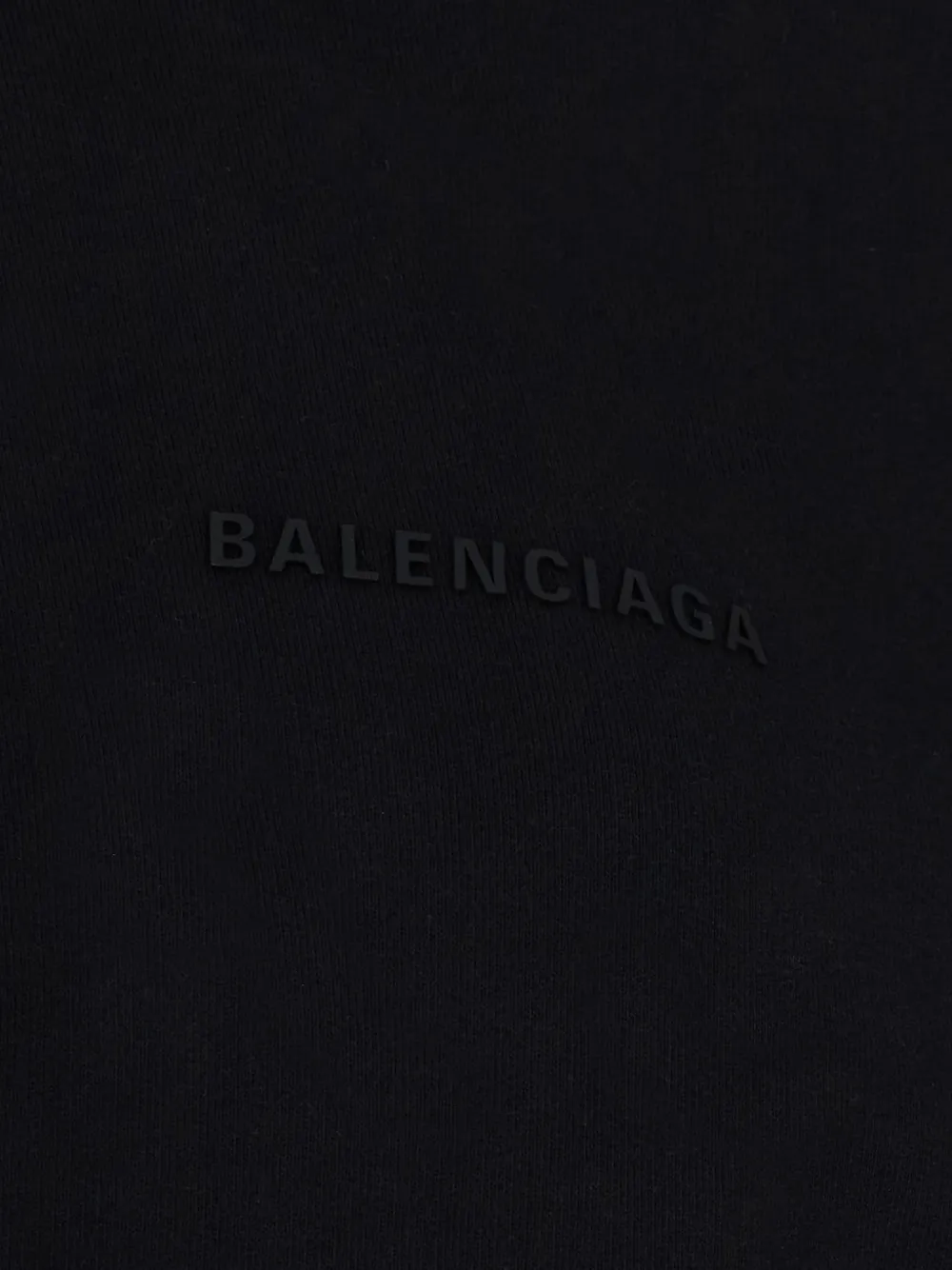 Balenciaga Hoodie met logoprint en rits Zwart