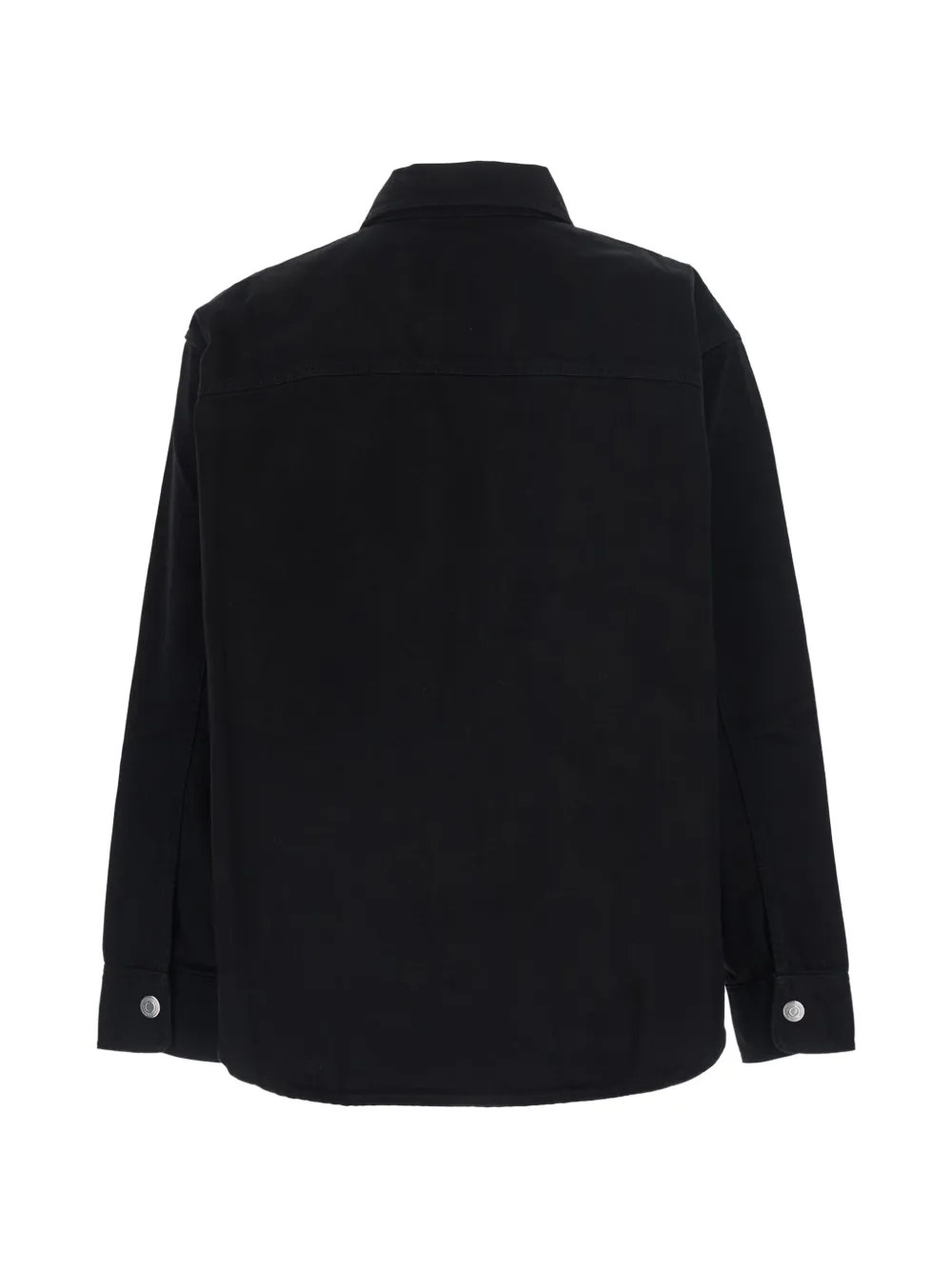 AMI Paris Ami de Coeur denim shirt Zwart