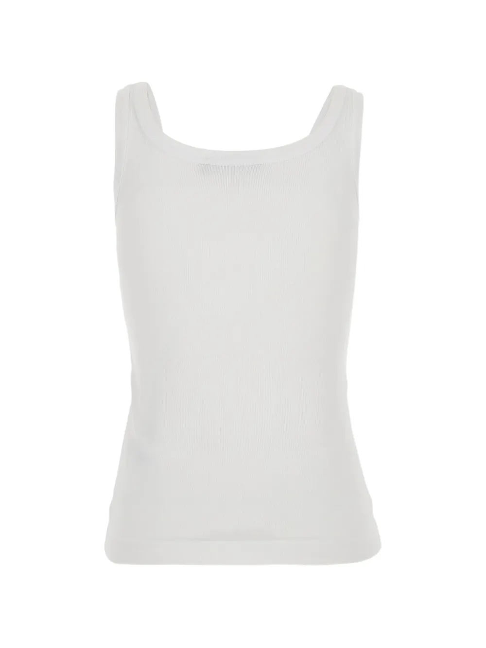 Dolce & Gabbana Ribgebreide tanktop Wit
