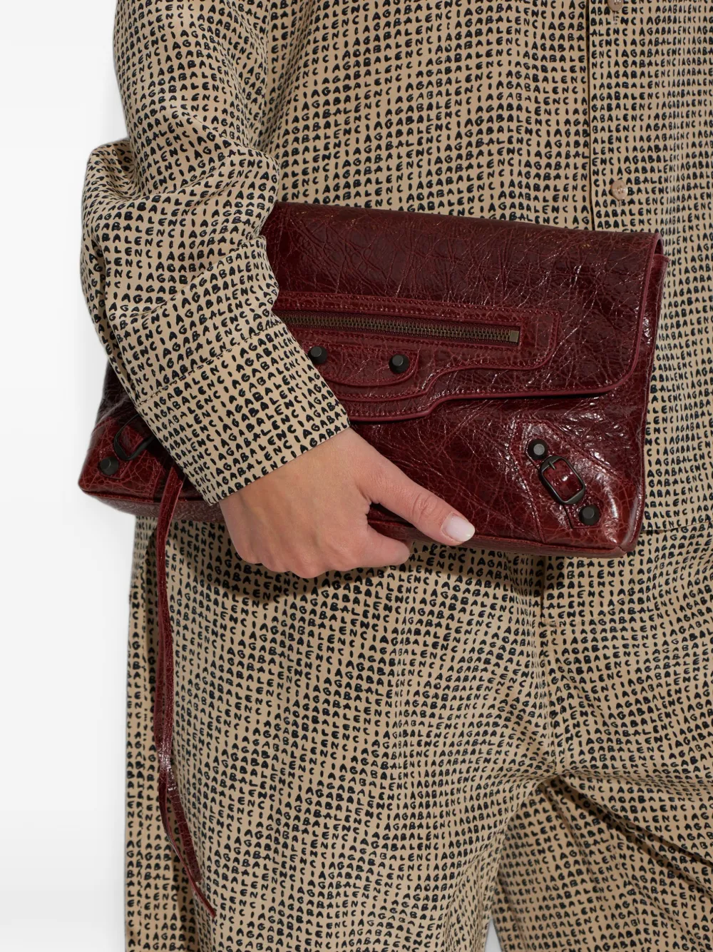 Balenciaga Le City clutch Rood