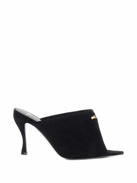 Balenciaga Midnight City mules in black