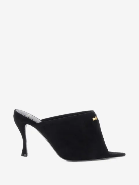 Midnight City mules in black