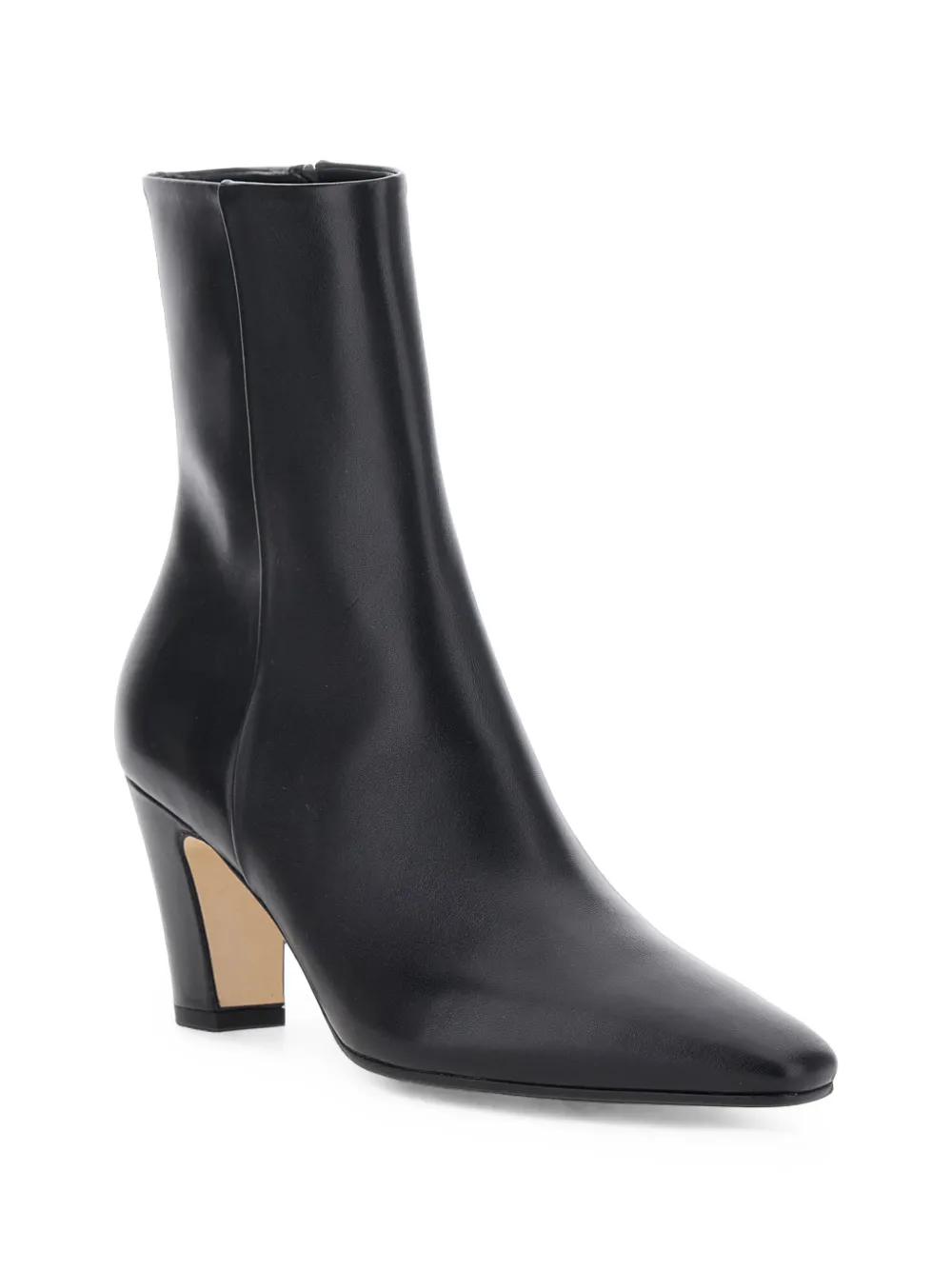 Aeyde pointed-toe leather ankle boots Zwart