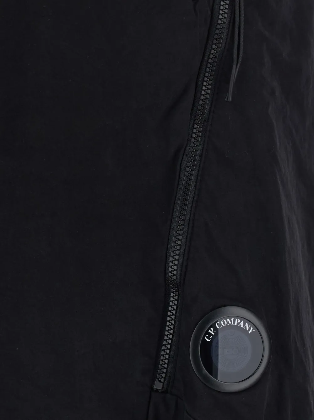 C.P. Company micro-reps no side seams trousers Zwart