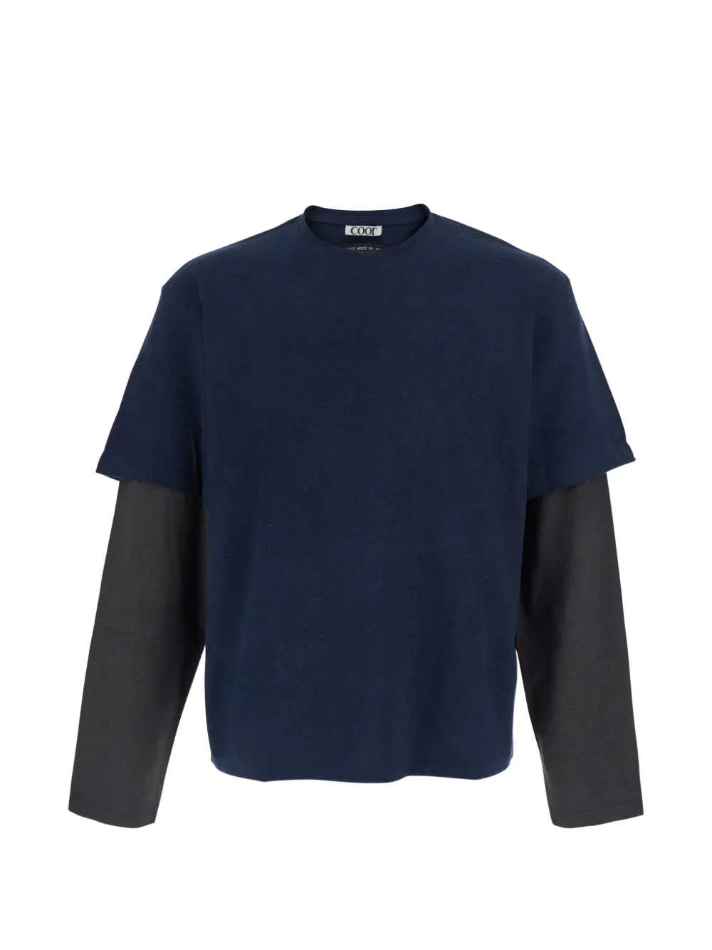 COOR layered long-sleeve T-shirt | Blue | Image 1