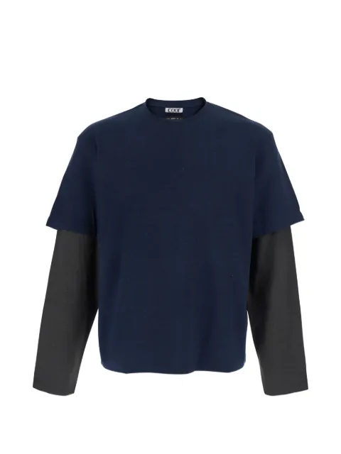 COOR layered long-sleeve T-shirt