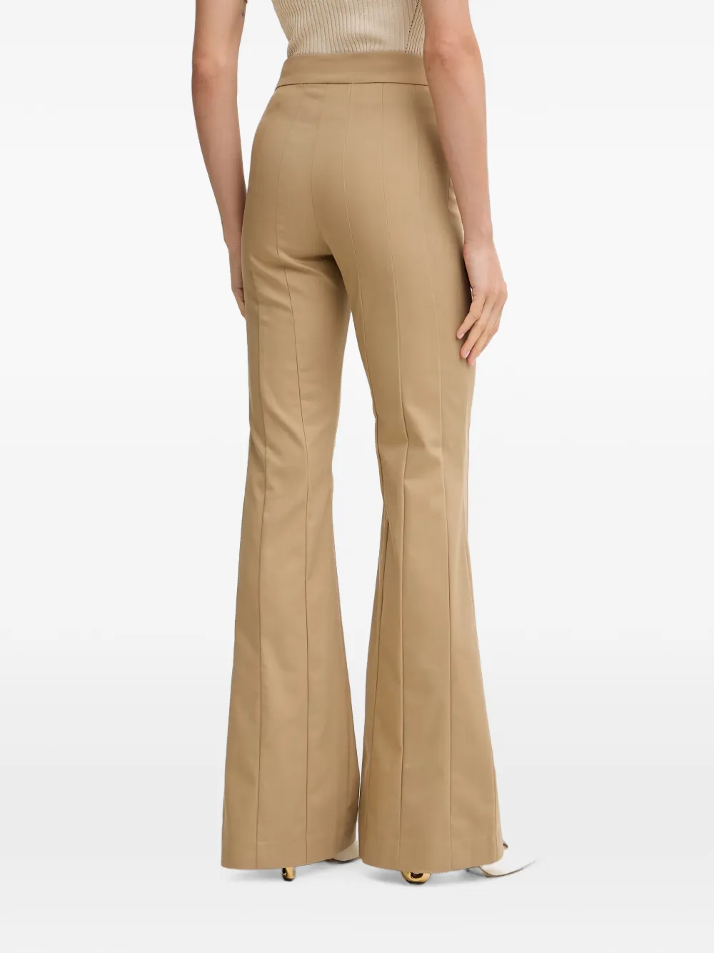 Silvian Heach Koloo uitlopende broek met naaddetail Beige
