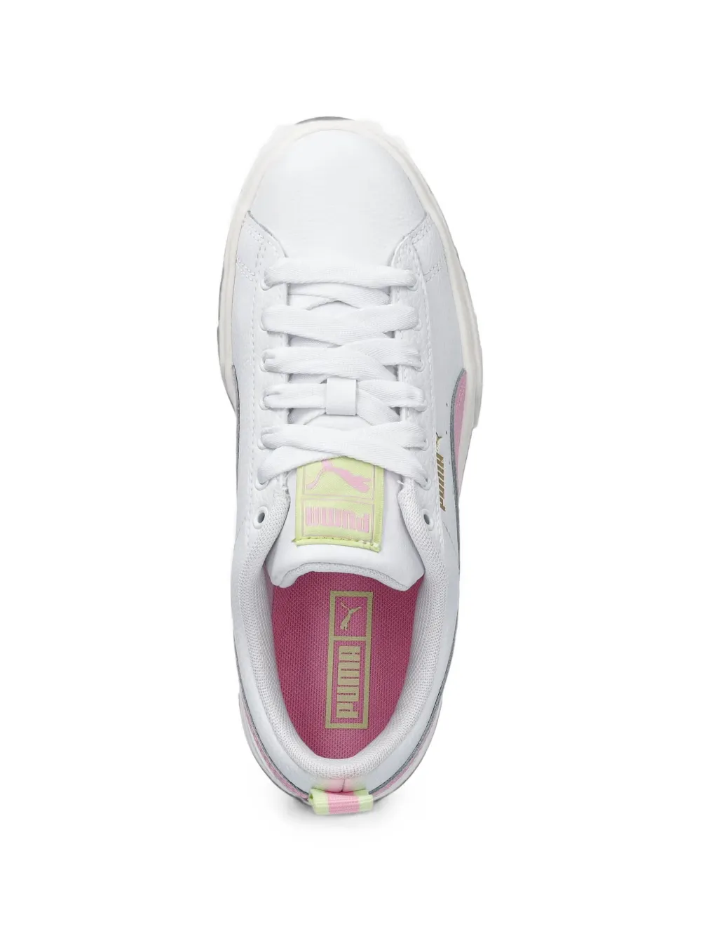 Puma Kids Mayze leather sneakers Wit