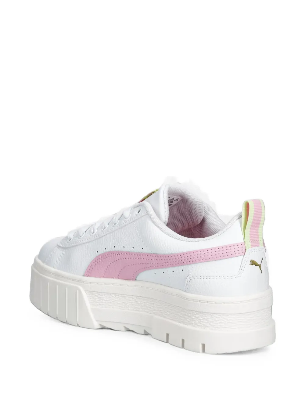 Puma Kids Mayze leather sneakers Wit