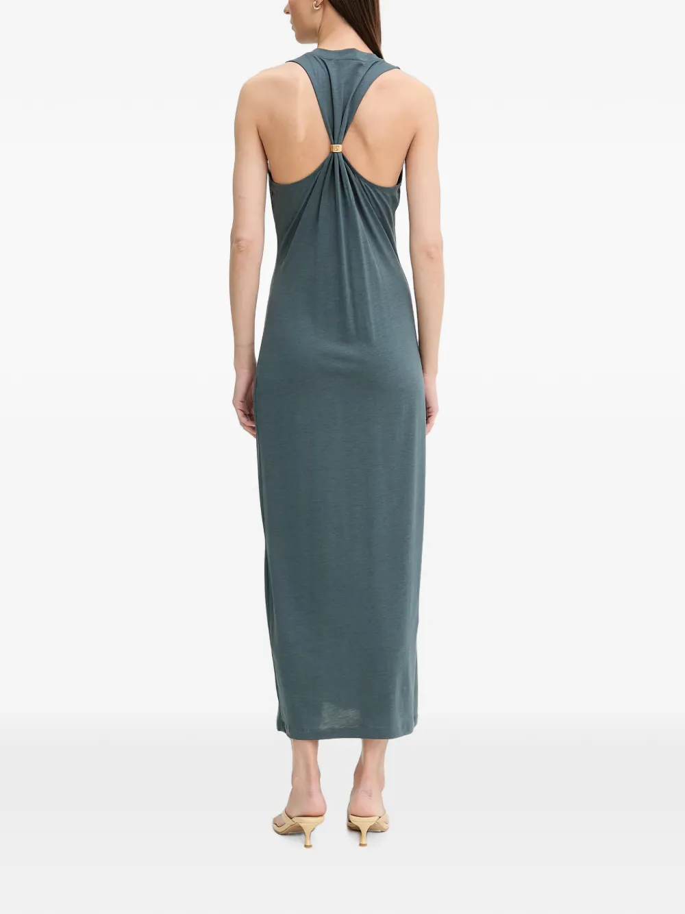 Sessùn Danae mouwloze maxi-jurk Blauw