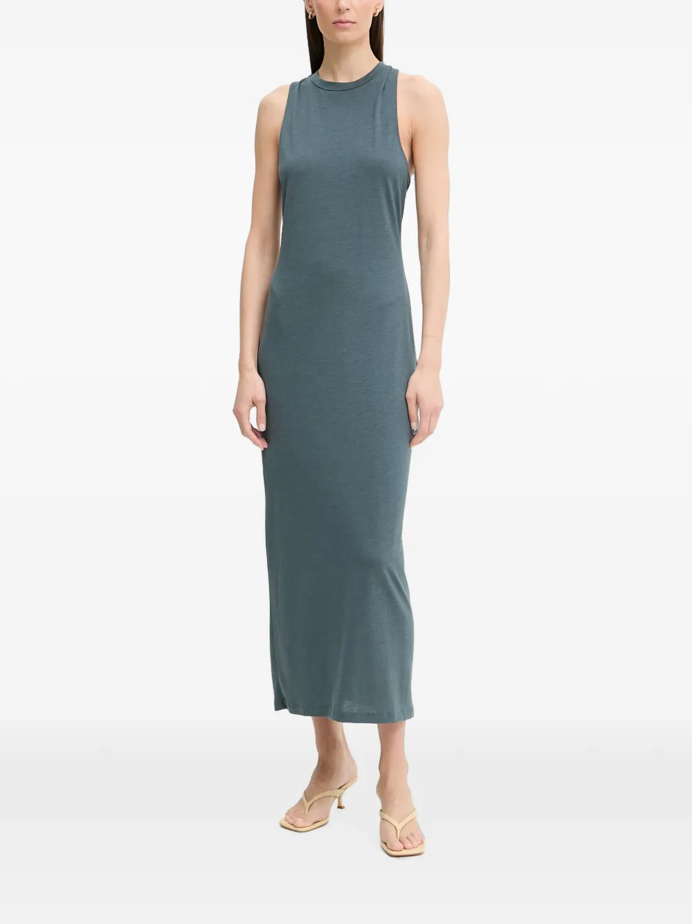 Sessùn Danae mouwloze maxi-jurk Blauw