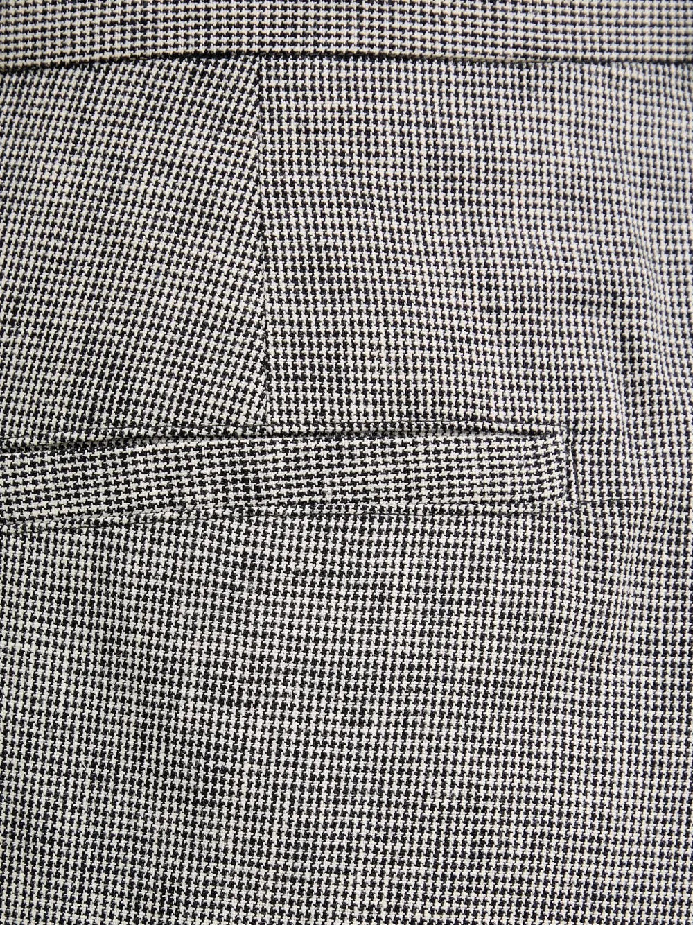 Sessùn Provencot broek met pied-de-poule print en wijde pijpen Wit