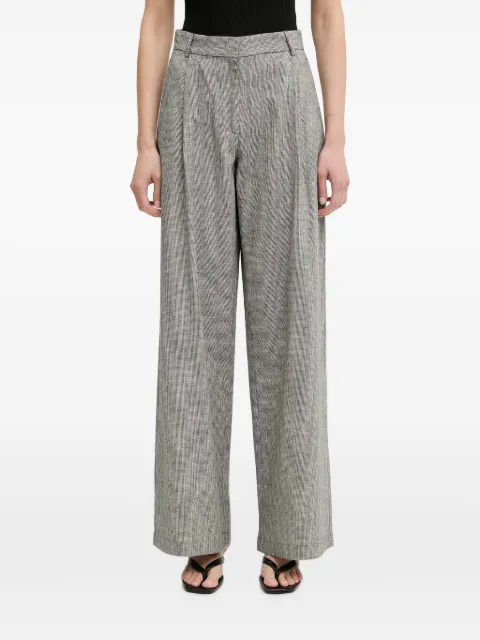 Sessùn Provencot houndstooth-pattern wide-leg trousers